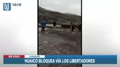 Ayacucho: huaico arrasó con un tramo de la vía Los Libertadores - Noticias de senasa