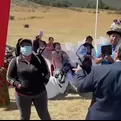Ayacucho: María del Carmen Alva fue rechazada por grupo de ayacuchanos