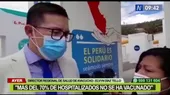 Ayacucho: Más del 70 % de hospitalizados no se ha vacunado contra el COVID-19 - Noticias de hospitalizados
