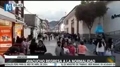 Ayacucho regresó a la normalidad - Noticias de ayacucho