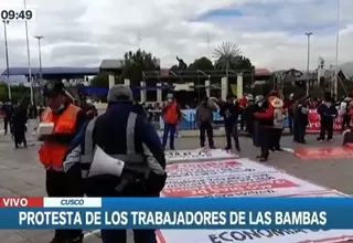 Las Bambas: Trabajadores de la minera se movilizan en Cusco, Arequipa y Lima 