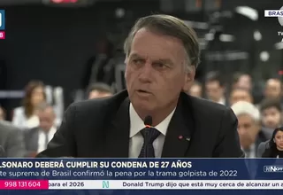 Bolsonaro inicia condena por intento de golpe de Estado