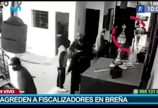 Breña: Serenos y fiscalizadores fueron agredidos por comerciantes informales