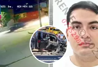 Cajamarca: comisario chocó su camioneta en estado de ebriedad