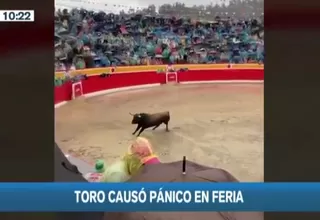 Cajamarca: Toro causó pánico durante feria