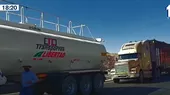 Paro de transportistas: Camioneros llegaron hasta el KM 48 de la Panamericana Sur - Noticias de villa-panamericana