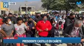Cañete: Presidente Castillo trotó junto a alumnas de colegio de Pacarán  - Noticias de colegio