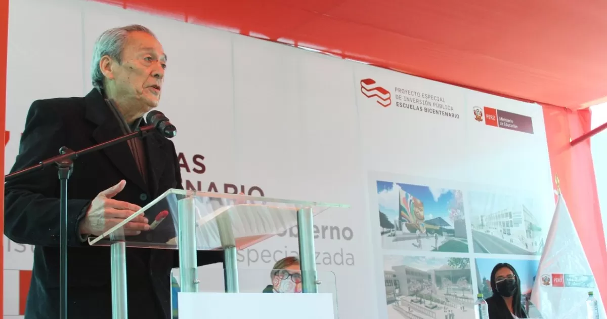 Ministro de Educación: “Somos los últimos en América en retornar a las aulas\" Ministro de Educación: “Somos los últimos en América en retornar a las aulas\"