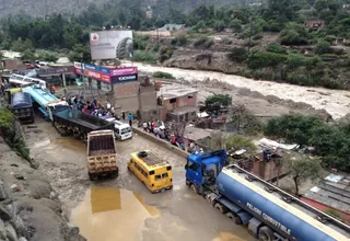 Carretera Central: restringen el tránsito en algunos tramos por deslizamientos