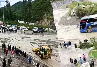 Carretera Interoceánica sigue bloqueada tras huaico en Apurímac