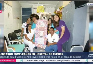 Celebran cumpleaños con show en Hospital Regional de Tumbes