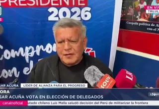 César Acuña defiende gestión y afirma que APP está lista para gobernar el país
