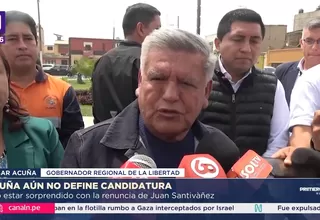 César Acuña mantiene en suspenso su candidatura presidencial