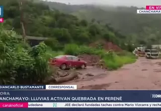 Chanchamayo: Lluvias intensas activan quebradas y bloquean ingreso al Vraem