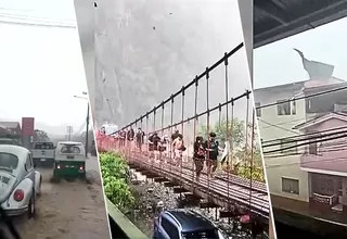 Lluvias y fuertes vientos en Chanchamayo causan daños en techos y evacuación de turistas