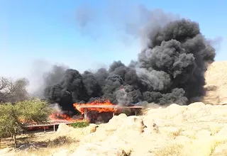 Chiclayo: incendio dañó parte del mural más antiguo de América