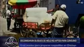 Chiclayo: preparan raspadillas con hielo no apto para el consumo - Noticias de hielo