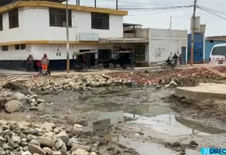 Chiclayo: Vecinos recibirán Año Nuevo entre aguas residuales