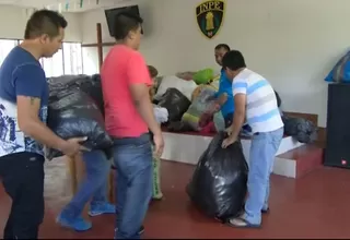 Chimbote: internos de penal se unen a campaña por heladas donando sus frazadas