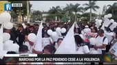 Chimbote: Marchas por la paz piden cese a la violencia - Noticias de huacho