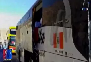 Arequipa: se accidenta bus que llevaba a la Gran Orquesta Internacional