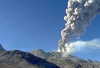 COEN informó que actividad explosiva del volcán Sabancaya disminuyó ligeramente