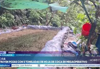 Comando Especial del Vraem destruyó varios pozos de maceración