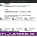 Presentan moción de rechazo de expresiones del presidente Castillo sobre salida al mar para Bolivia 