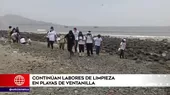 Continúan las labores de limpieza en playa de Ventanilla tras derrame de petróleo de Repsol - Noticias de martha-linares
