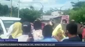 Loreto: Incidentes se registran durante visita del ministro Zamora - Noticias de victor-maita