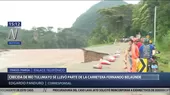 Crecida del río Tulumayo produjo colapso de parte de carretera Fernando Belaunde Terry - Noticias de lluvias-torrenciales