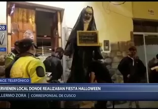 Cusco: 40 intervenidos tras asistir a fiestas por Halloween