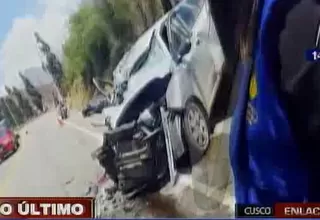 Cusco: accidente de carretera deja cuatro personas muertas