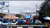 Cusco: Cálido recibimiento a jugadores del Deportivo Garcilaso - Noticias de jorge-lopez-pena