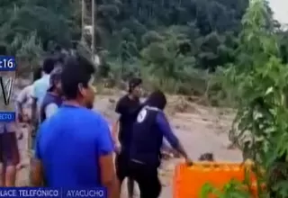 VRAEM: cinco personas mueren tras caída de puente peatonal a río