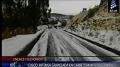 Cusco: granizada bloquea la carretera interoceánica y deja cuantiosas pérdidas  - Noticias de granizada