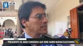Cusco: Presidente de ANGR considera que debe haber nuevas elecciones - Noticias de adelanto-elecciones