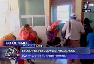 Cusco: treinta escolares resultaron intoxicados tras ingerir alimentos