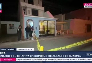 Delincuente detona explosivo en casa del alcalde de Huarmey