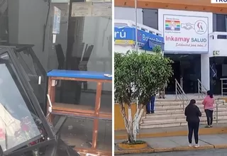 Delincuentes detonan explosivo frente a centro médico de Trujillo