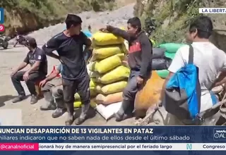 Delincuentes secuestraron a 13 vigilantes de mina en La Libertad