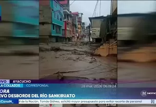 Desborde de río afecta otra vez San Francisco en Ayacucho y deja zonas sin comunicación