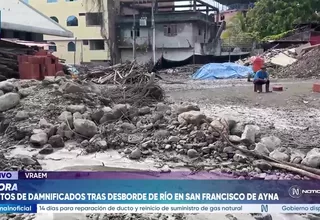 Ayacucho: Desborde de río San Quiruato arrasa con viviendas y vehículos