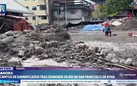 Desborde del río San Quiruato deja graves daños en Ayacucho