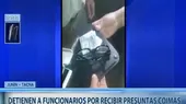Detienen a funcionarios por recibir presuntas coimas en Tacna y Pichanaki - Noticias de pichanaki