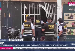 Dos licorerías atacadas con explosivos generan alarma en Trujillo