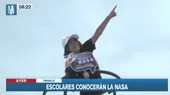Escolares peruanas cumplirán sueño de visitar la Nasa - Noticias de nasa