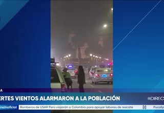 Fuertes vientos y polvo en Tacna obligan a suspender las clases