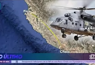 Fuerza Aérea confirma fallecimiento de 15 personas en helicóptero MI-17