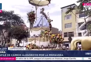 Gran Corso de la Primavera cerró festival en Trujillo